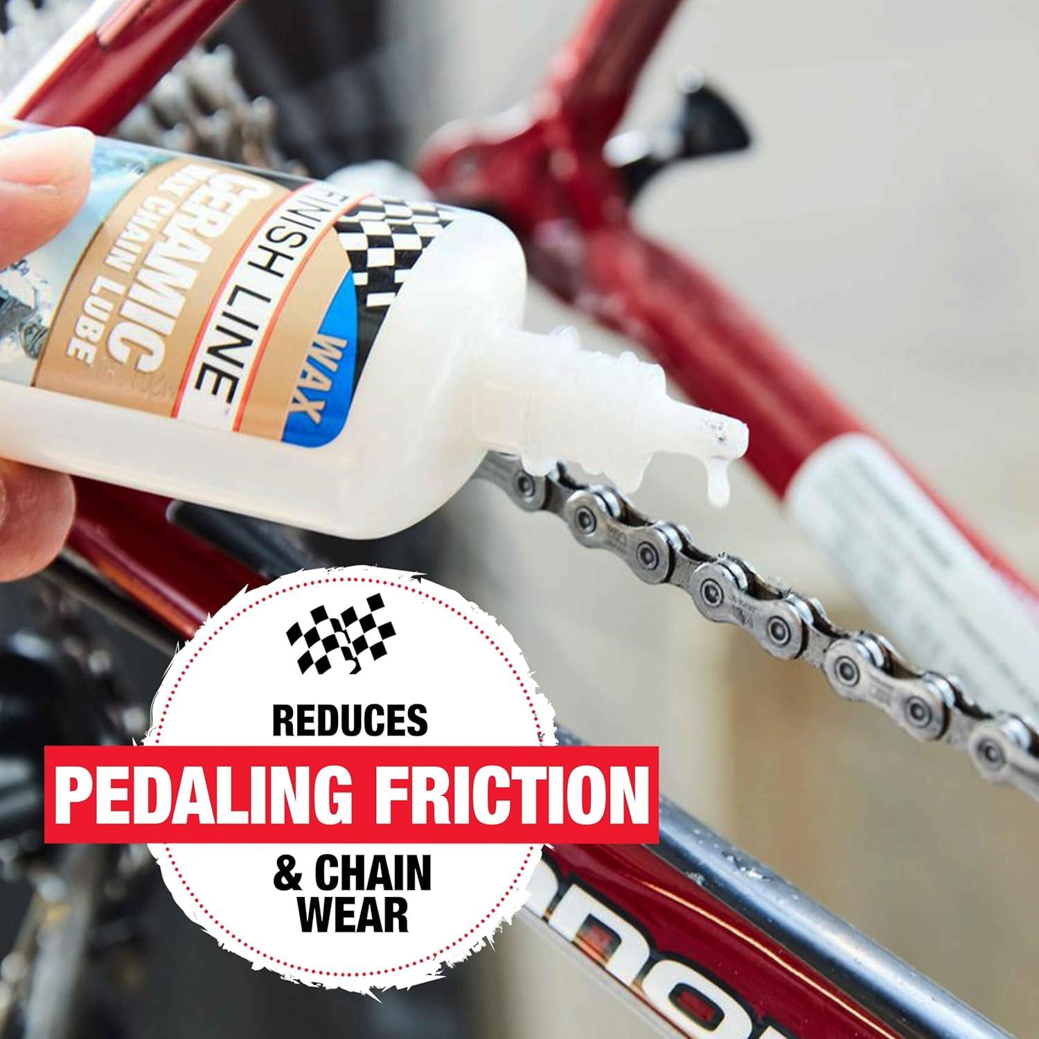 image:imageFinish Line Ceramic Wax Bicycle Chain Lube Advanced WaxBased Lubricant with Ceramic Boron Nitride for Smooth Performance in Dry Conditions2oz