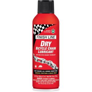 image:imageFinish Line Dry Bike Chain Lube  Ceramic DryFilm Lubricant  Dirt amp Dust Resistant8 Ounce Aerosol