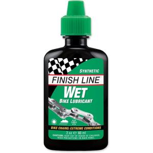 image:imageFinish Line Wet Bicycle Chain Lube  LongLasting Wet Style Lubricant for Road Mountain and Gravel Bikes  Reduces Friction and Repels Water  4oz Drip Bottle2 oz