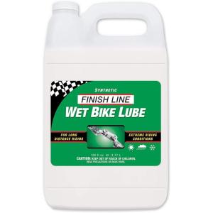 image:imageFinish Line Wet Bicycle Chain Lube  LongLasting Wet Style Lubricant for Road Mountain and Gravel Bikes  Reduces Friction and Repels Water  4oz Drip Bottle1 Gallon