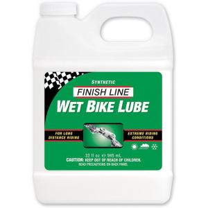 image:imageFinish Line Wet Bicycle Chain Lube  LongLasting Wet Style Lubricant for Road Mountain and Gravel Bikes  Reduces Friction and Repels Water  4oz Drip Bottle32Ounce