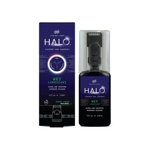 image:imageHalo Wet Bike Chain Lubricant  Premium Bicycle Care for Extended Drivetrain Performance Efficiency  Bottle with Smart Luber 4 fl oz  120 ml