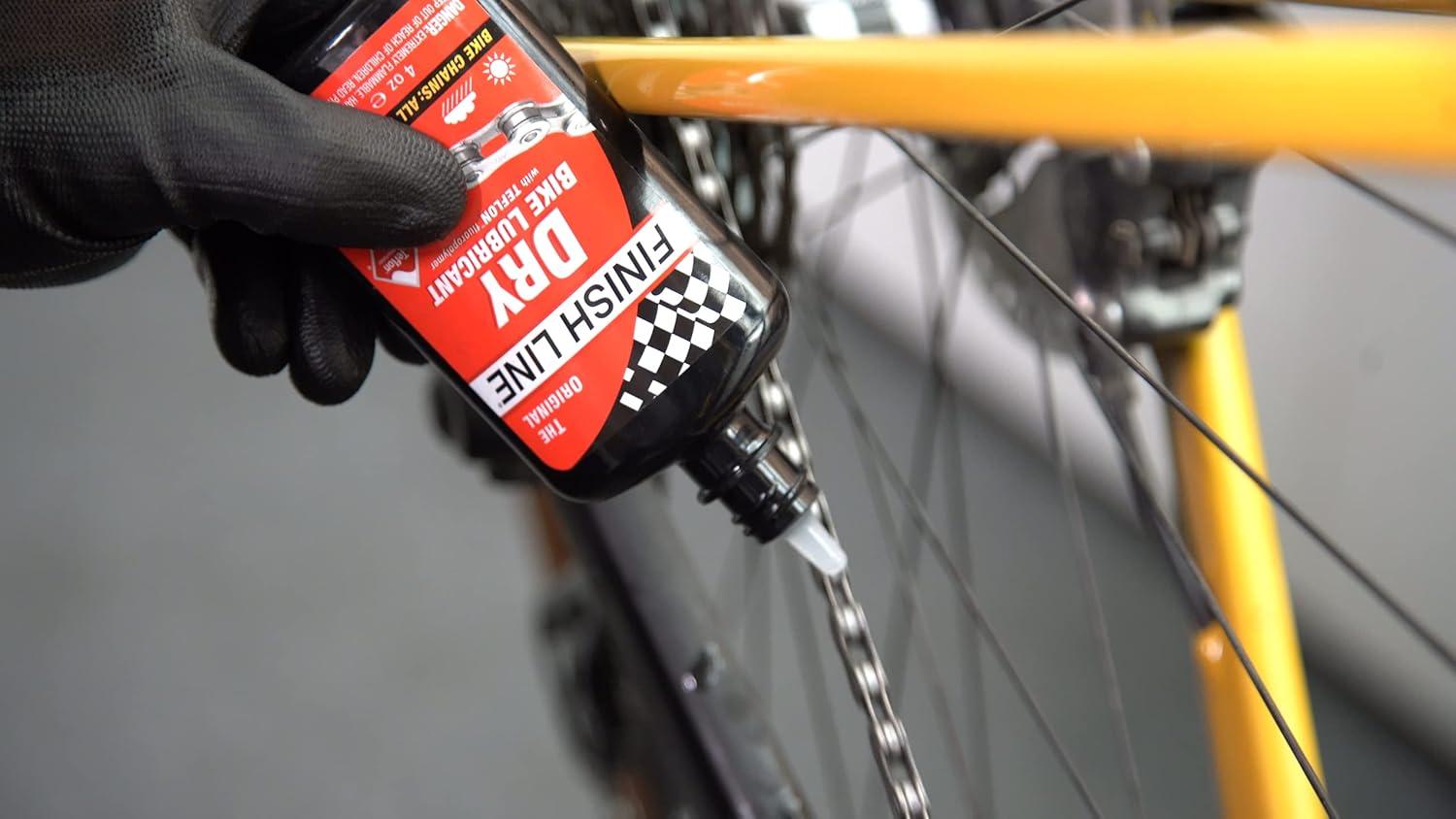 image:imageFinish Line Drivetrain Kit for Bicycles Includes Grunge Brush 2oz Dry Lube 4oz EcoTech Degreaser Complete Bike Cleaning and Lubrication System for Chains Cassettes and Drivetrain Components