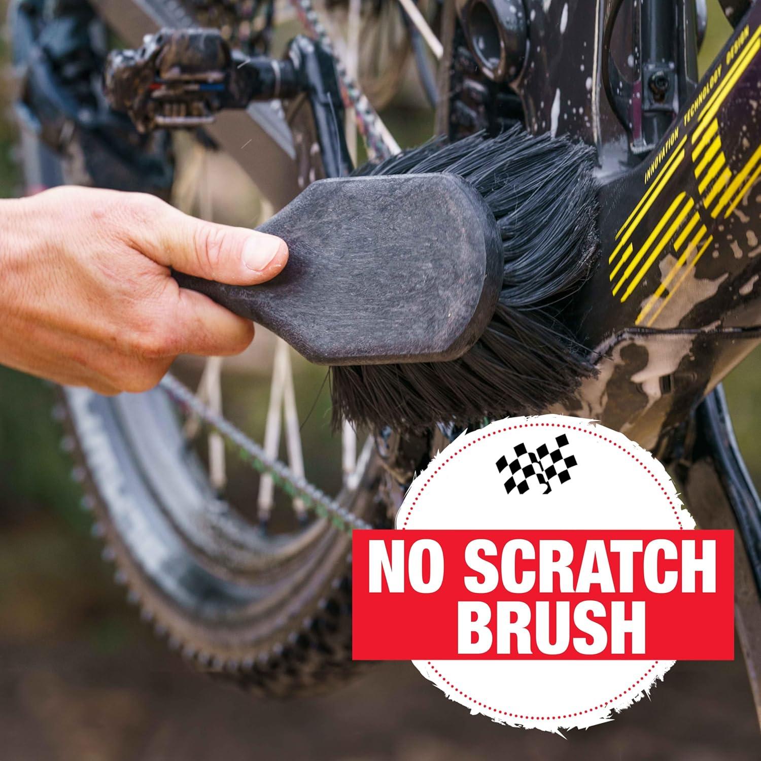 image:imageFinish Line EasyPro 5 Piece Mechanics Bicycle Cleaning Brush Set ProfessionalGrade Kit with Chain Keeper Durable MultiSurface Brushes