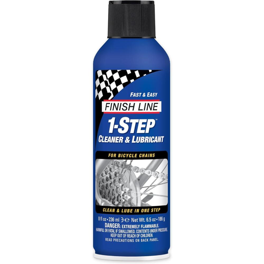 image:imageFinish Line 1Step Bike Chain Cleaner and Lubricant Cleans Lubricates amp Protects in One Application Helps Reduce Wear amp Friction Rust Protection for All Bicycle Chains 8 oz