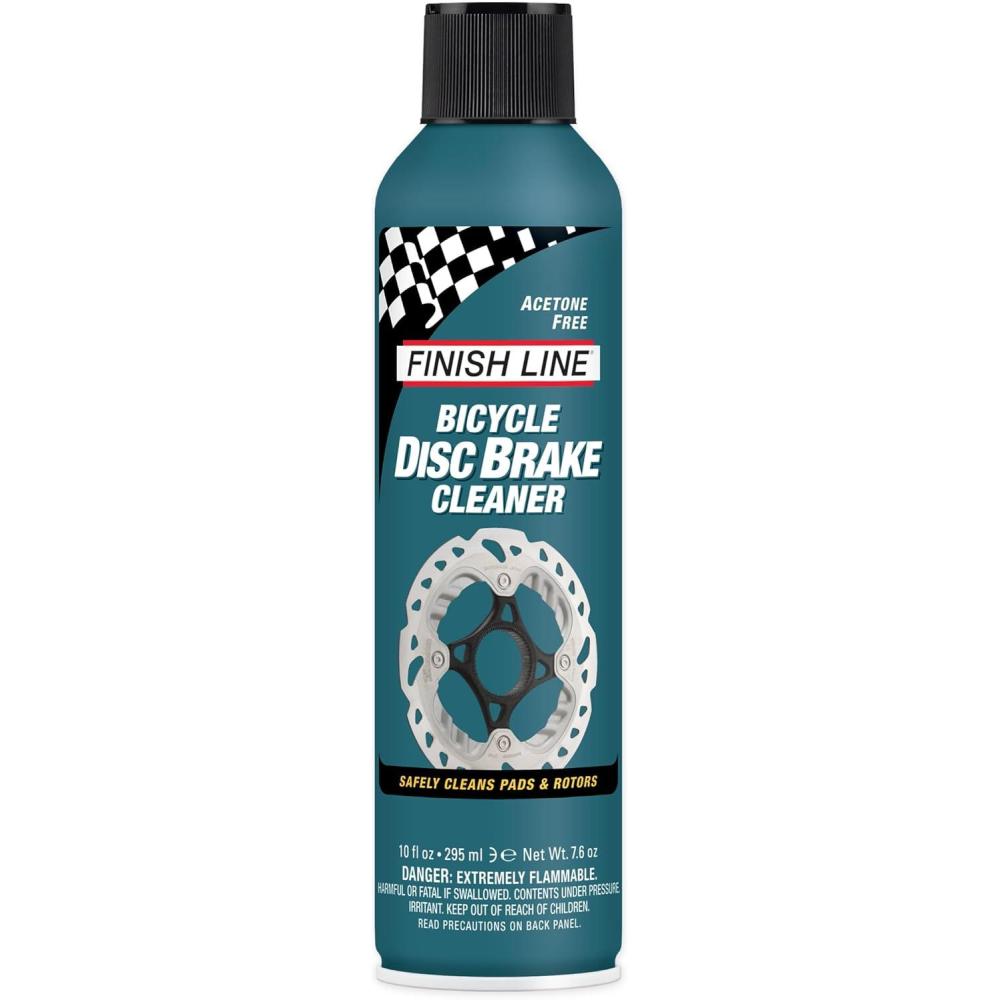image:imageFinish Line Bike Brake Cleaner Spray Can Disc Rotor Cleaner Acetone Formula Extends Part Life 10 Fl OZ Gray10 oz