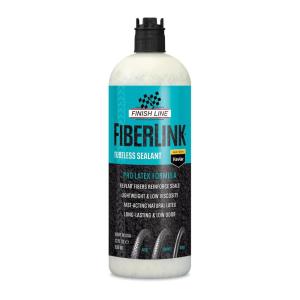 image:imageFinish Line FiberLink Pro Latex Tubeless Tire Sealant with Kevlar Technology  LongLasting Low Viscosity Bicycle Sealant for Road Gravel Cyclocross Mountain amp Fat Bike Tires 8 oz32 oz