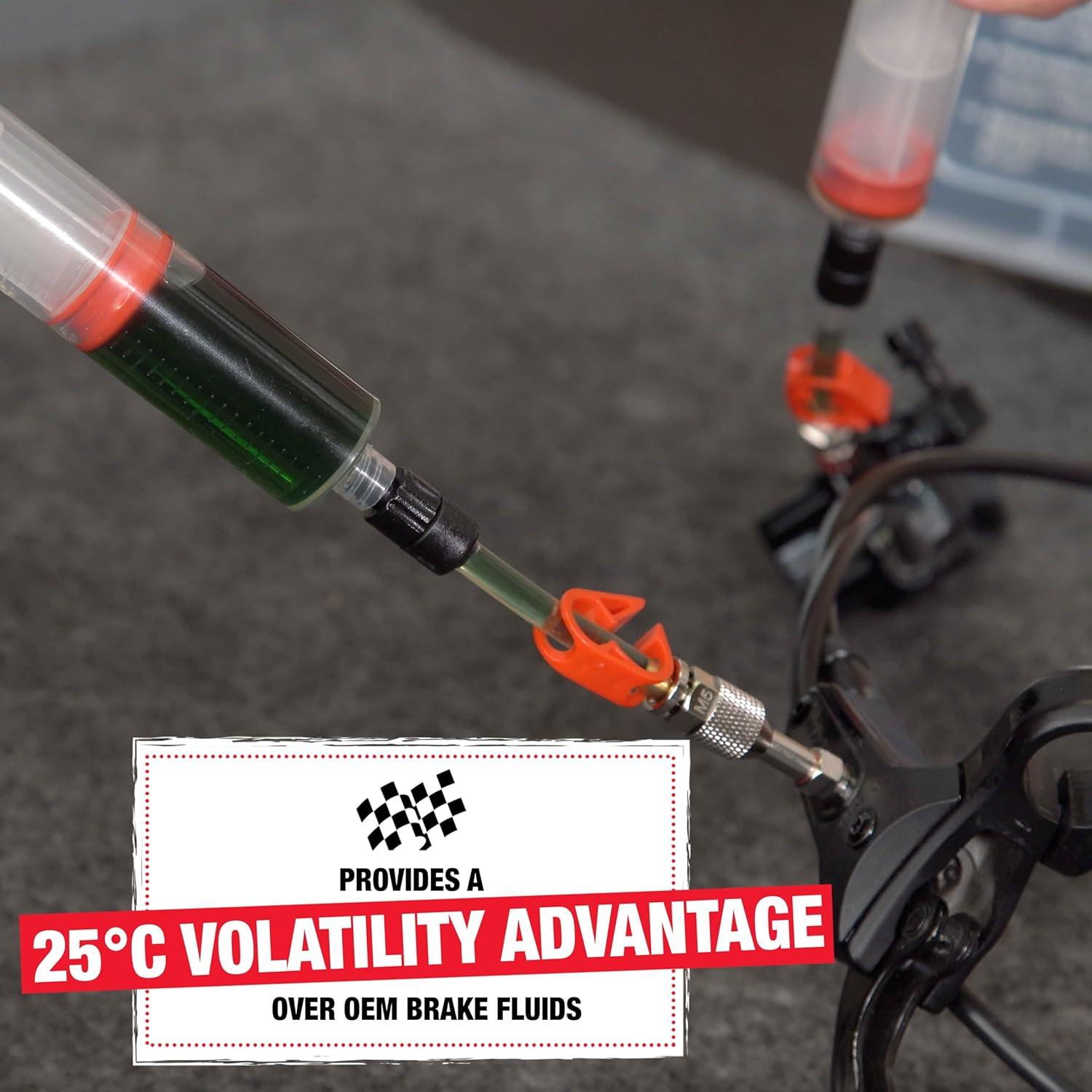 image:imageFinish Line Mineral Oil Bicycle Brake Fluid Low Viscosity Hydraulic Disc Brake Fluid for Smooth Lever Response and Enhanced Performance 16oz Bottle