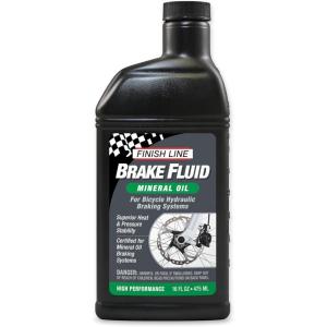 image:imageFinish Line Mineral Oil Bicycle Brake Fluid  Low Viscosity Hydraulic Disc Brake Fluid for Smooth Lever Response and Enhanced Performance  16oz Bottle