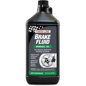 image:imageFinish Line Mineral Oil Bicycle Brake Fluid  Low Viscosity Hydraulic Disc Brake Fluid for Smooth Lever Response and Enhanced Performance  32oz Bottle