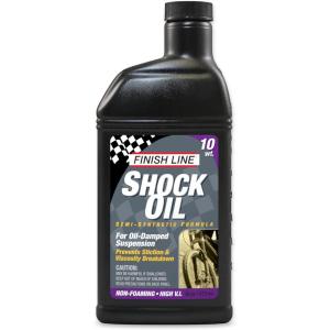 image:imageFinish Line 10wt Suspension Shock Oil  Premium SemiSynthetic NonFoaming Fluid for All Bicycle Forks and Seals  Consistent Damping and Race Proven Performance  16oz Bottle
