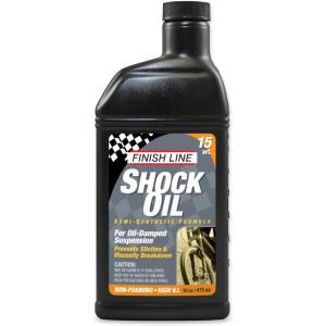 image:imageFinish Line 15wt Suspension Shock Oil  Premium SemiSynthetic NonFoaming Fluid for All Bicycle Forks and Seals  Consistent Damping and Race Proven Performance  16oz Bottle